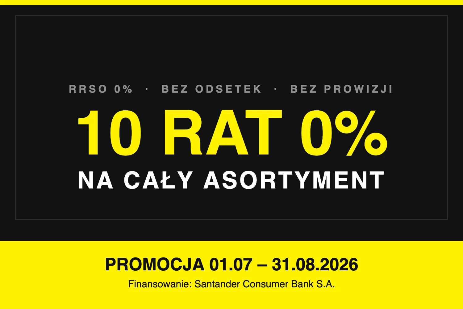 10rat 0% - Na cały asortyment