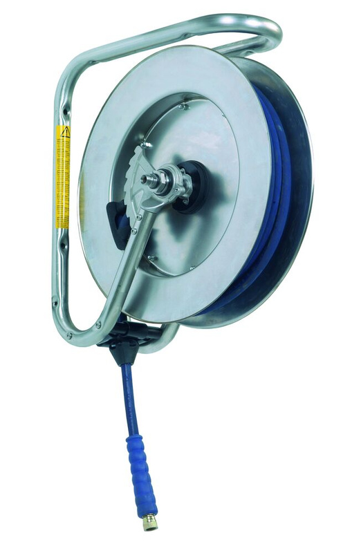 Zwijacz węża 893 ze stali nierdzewnej 1/2" 10m 2MPa woda Nederman