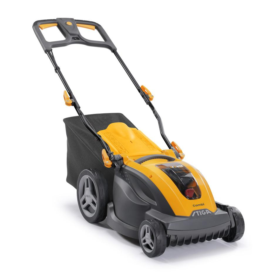 STIGA Kosiarka akumulatorowa Combi 340e 4Ah - łatwość obsługi i ergonomiczny design