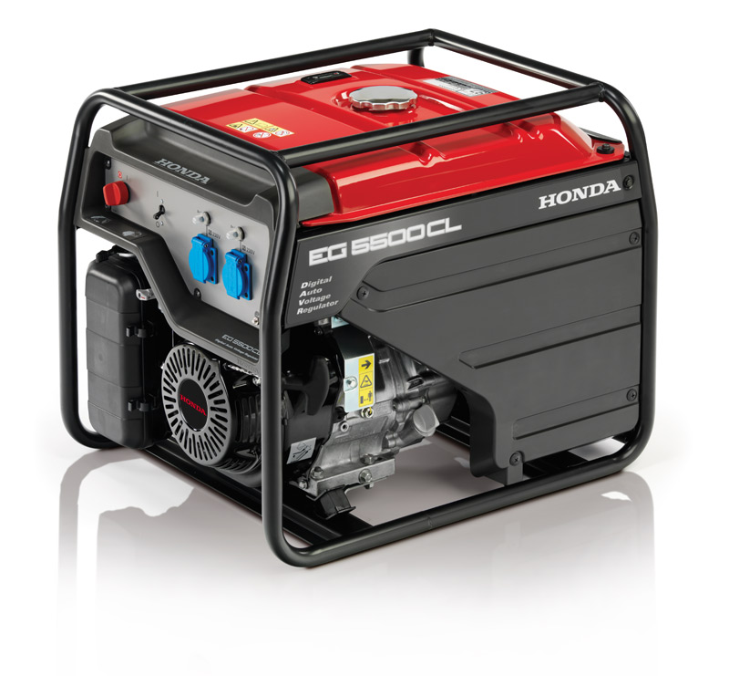 HONDA Agregat prądotwórczy EG 5500 CL - wydajność i ergonomia