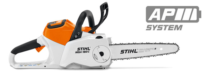 Stihl Pilarka akumulatorowa MSA 160 C-B z systemem AP - Ekologiczne Zasilanie i Niskie Koszty Użytkowania