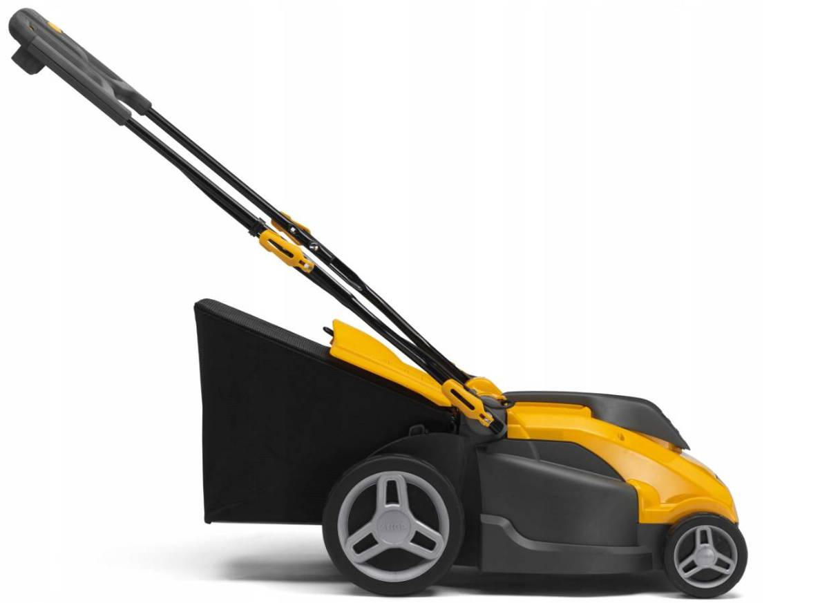 STIGA Kosiarka elektryczna 1600W Combi 340c - bezpieczeństwo i łatwość przechowywania