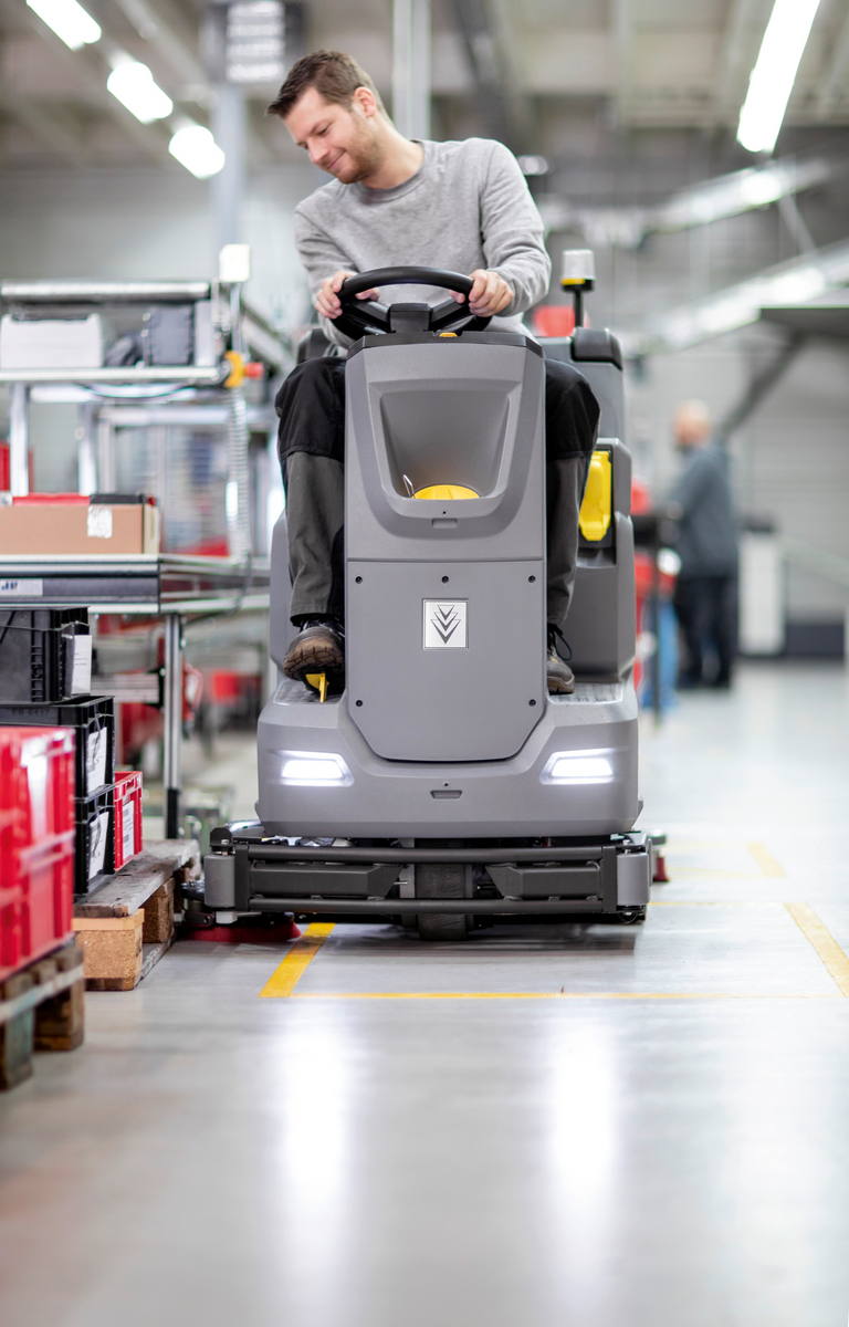 KARCHER Szorowarka kompaktowa B 110 R Bc Dose+R75 - wszechstronność zastosowań