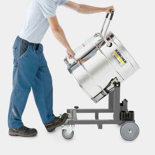 Karcher odkurzacz przemysłowy IVR-L 65/20-2 Tc - ergonomiczny system opróżniania