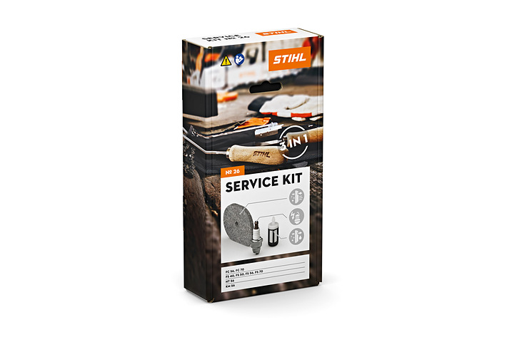 STIHL Zestaw serwisowy nr 26 do FS 40, 50, 56, 70, HT 56, KM 56 - łatwość w wymianie