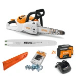 STIHL MSA 80 C-B – pilarka akumulatorowa, Zestaw: 2× AK 30S + AL 101
