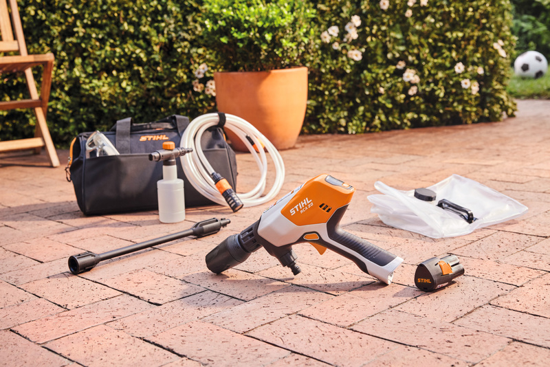 STIHL RCA 20.0 – myjka ciśnieniowa akumulatorowa, Zestaw: 2× AS 2 + AL 1