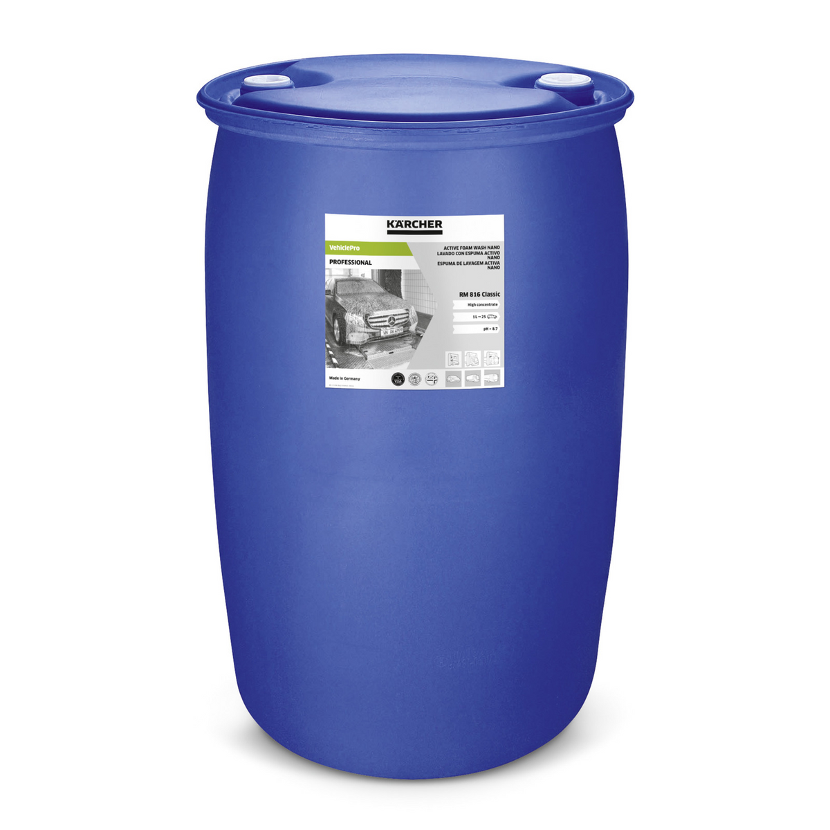 KARCHER RM 816 Classic Nano aktywna piana do myjni szczotkowych, 200l - skuteczność czyszczenia