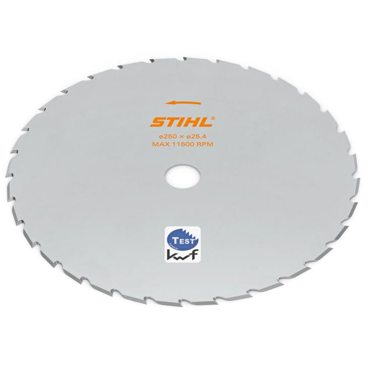 STIHL tarcza tnąca GrassCut 250-32, niskoodbijająca - wszechstronność zastosowania