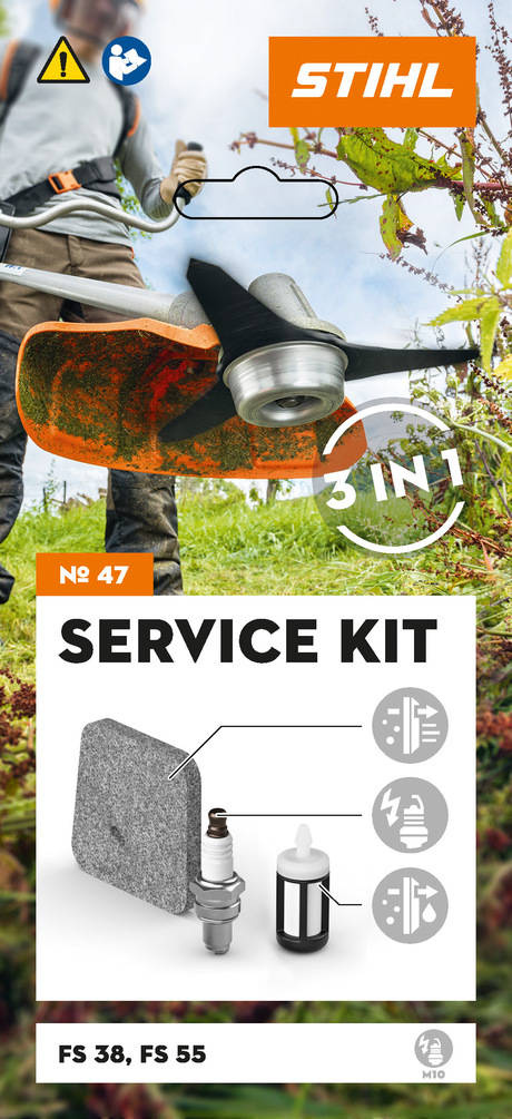 STIHL Zestaw serwisowy 47 - FS 38/55 2-MIX - konserwacja i wydajność