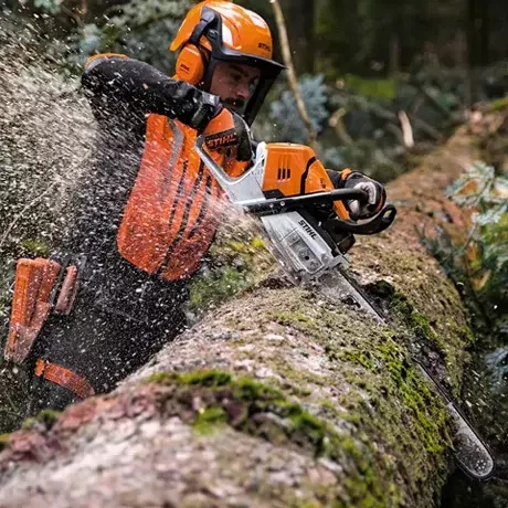 Stihl pilarka spalinowa MS 500i W RS - bezpieczeństwo i łatwość obsługi