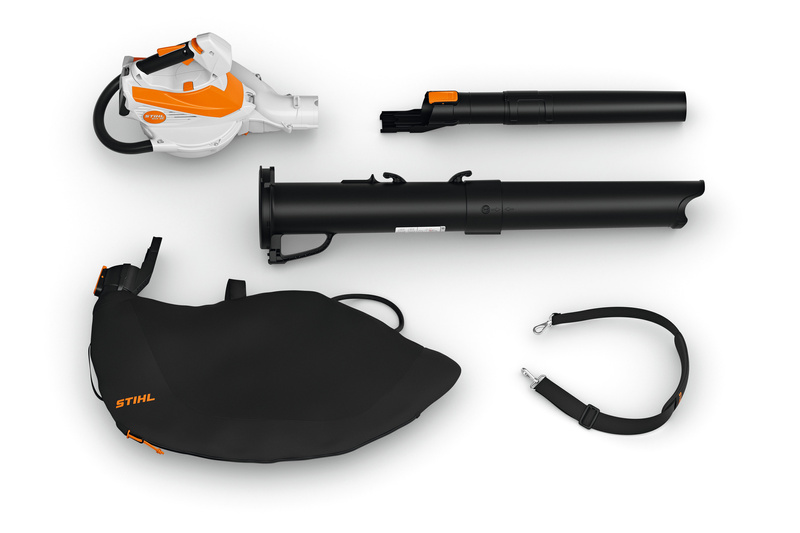 STIHL SHA 56, Odkurzacz do liści zestaw z AK 20 i AL 101