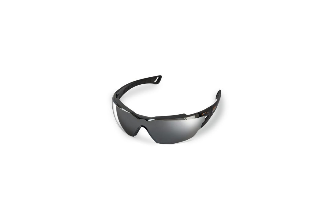 Okulary ochronne STIHL TIMBERSPORTS Edition srebrne lustrzane - technologia lustrzana i filtr UV400
