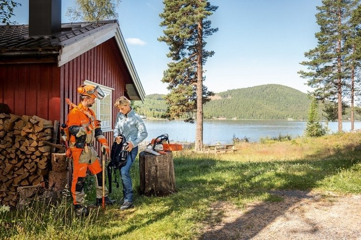 STIHL DYNAMIC VENT – spodnie ochronne klasa 1 - elementy odblaskowe