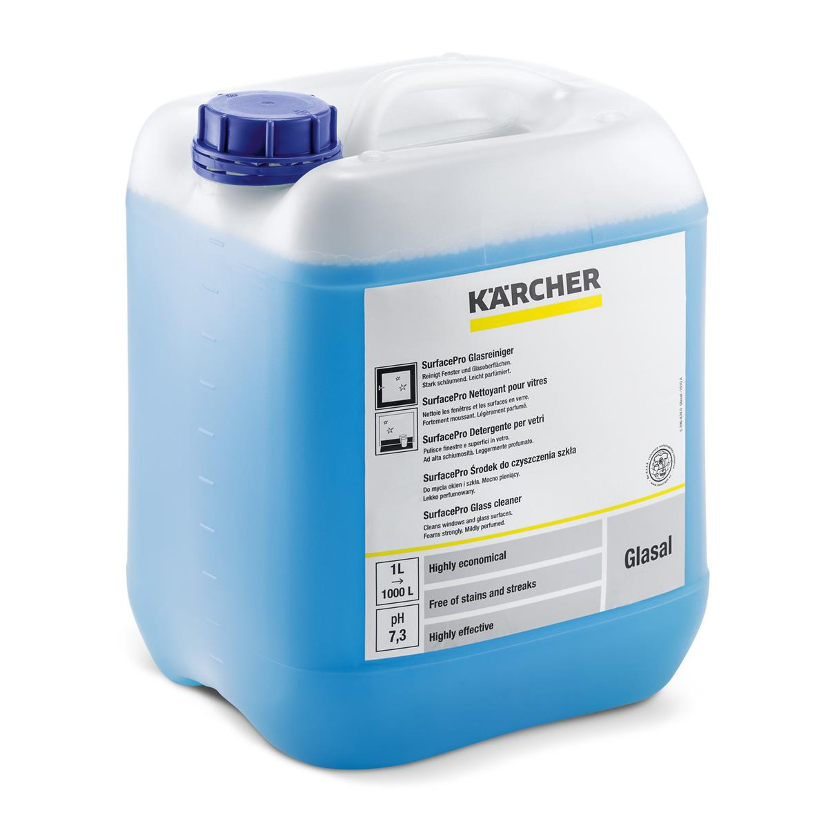 Karcher GLASAL Środek do czyszczenia szkła 10L - skuteczność i przyjazność dla środowiska