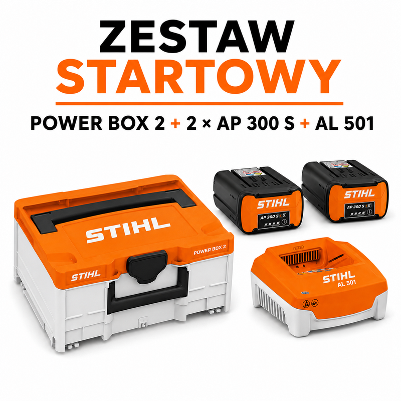 STIHL Power Box 2, 2x AP 300 S, AL 501