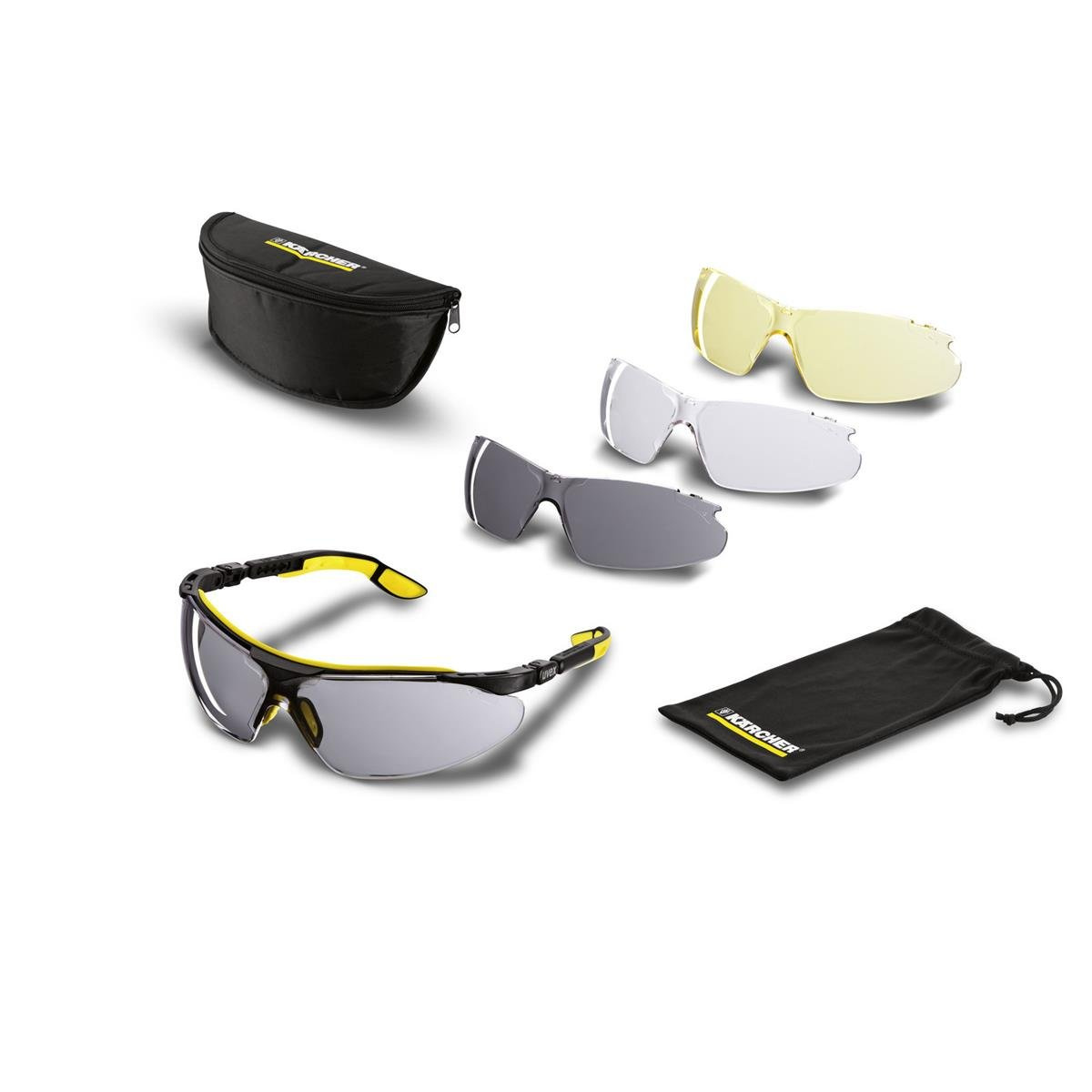 Karcher okulary ochronne z zestawem 3 szybek - bezpieczeństwo i komfort