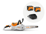 STIHL MSA 80 C-B – pilarka akumulatorowa, Zestaw: 2× AK 30S + AL 101