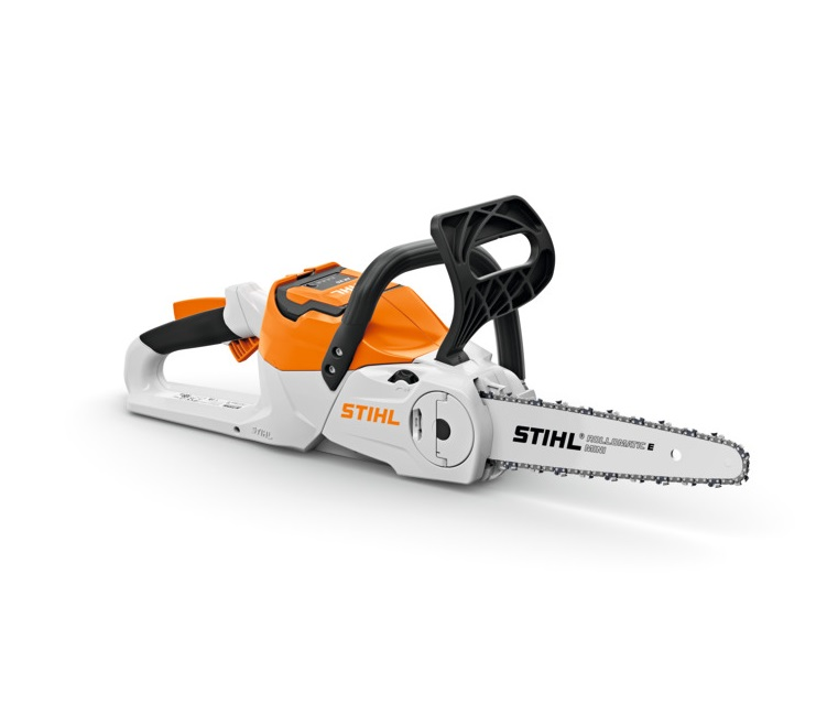 STIHL Pilarka akumulatorowa MSA 60 C-B zestaw z 2 akumulatorami AK 20 i ładowarką AL 101 - ergonomiczny uchwyt z potencjometrem