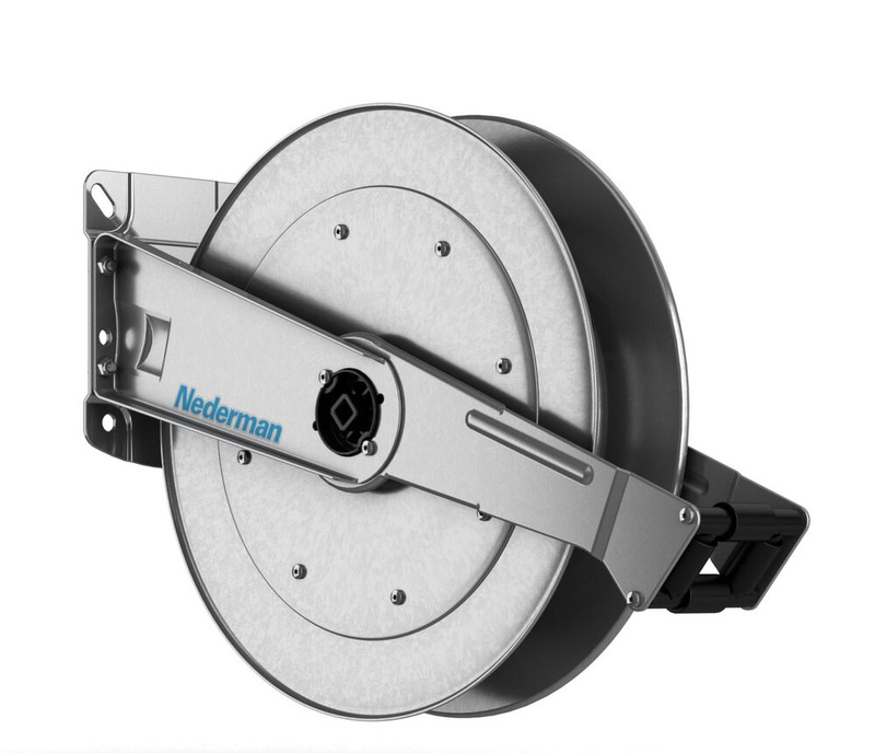 Zwijacz węża wysokociśnieniowego 889 stal nierdzewna 20m 3/8" 25MPa Nederman