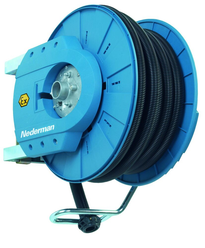 Zwijacz węża do odkurzania 881 EX ATEX 50mm 10m Nederman