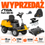 STIGA Traktor ogrodowy Park 300 LC + Combi 85 M Q