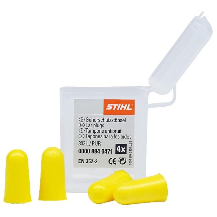 STIHL Zatyczki do uszu (w komplecie 2 pary) - wysoka jakość dźwiękoszczelności