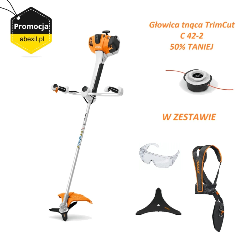 STIHL FS 491 C-EM – kosa spalinowa, trójząb 300-3