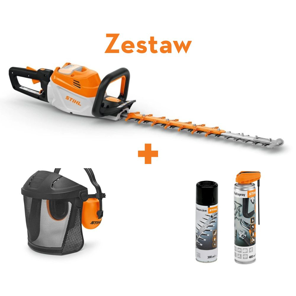STIHL HSA 140 R – nożyce akumulatorowe 60 cm - ZESTAW - mobilność i wygoda