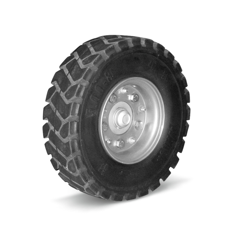 Zestaw kół z litej gumy KM 150/500 D/LPG