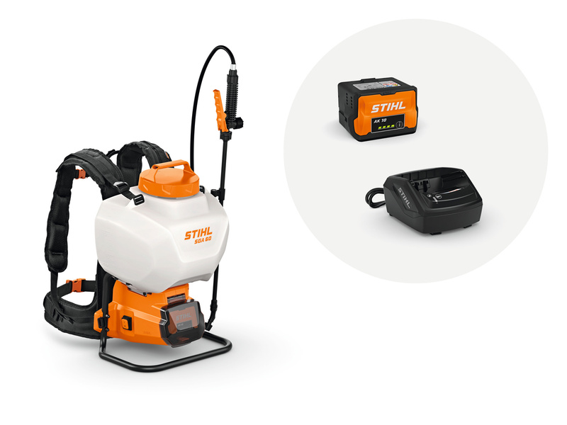 STIHL SGA 60 zestaw, opryskiwacz akumulatorowy
