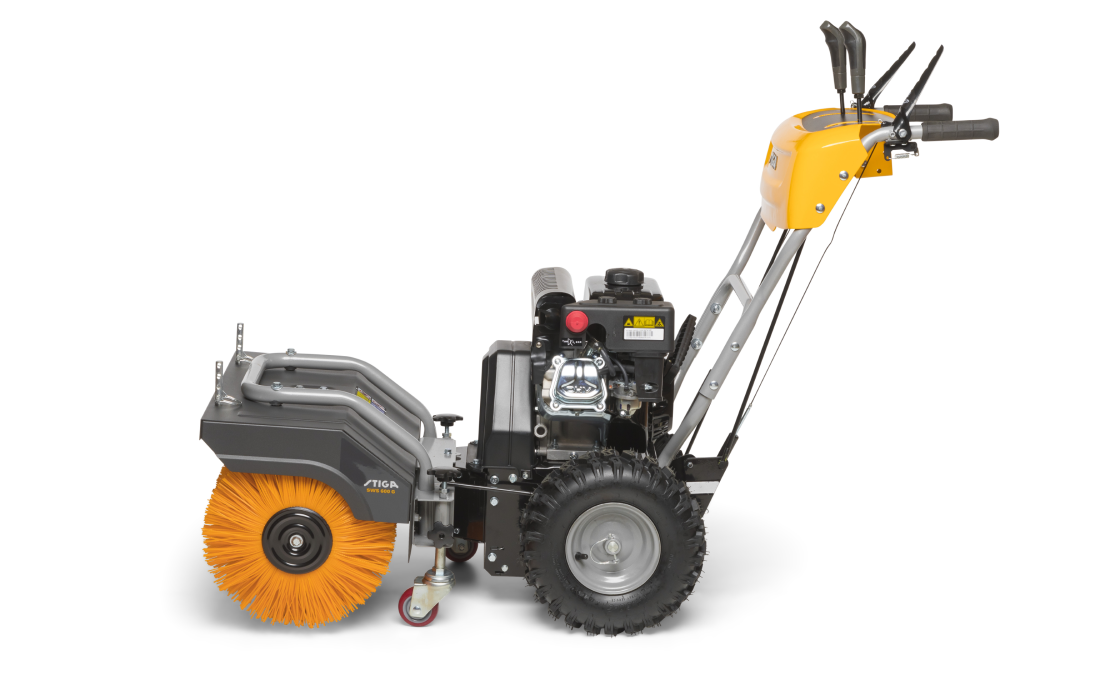 Zamiatarka spalinowa Stiga SWS 800 G - innowacyjny system zamiatania