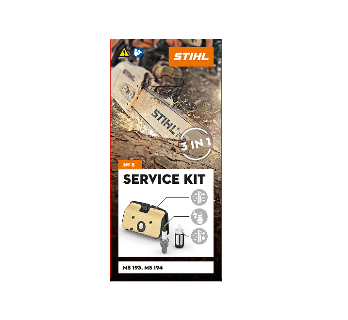 STIHL Zestaw serwisowy nr 8 do MS 193, MS 194 - łatwość użytkowania i oszczędność czasu