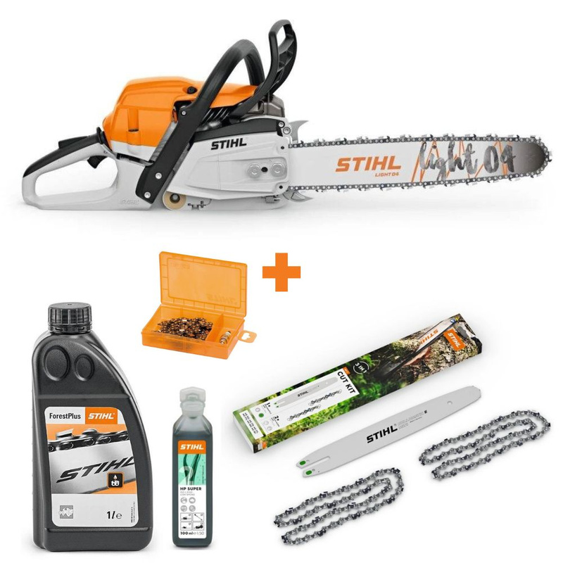 STIHL MS 261 C-M RS Pro – Cut kit 12, oleje i pojemnik na łańcuch