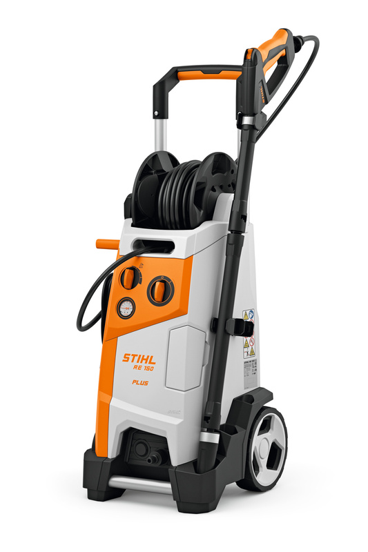 STIHL RE 150 PLUS – myjka wysokociśnieniowa, bęben na wąż, 540 l/h, 180 bar