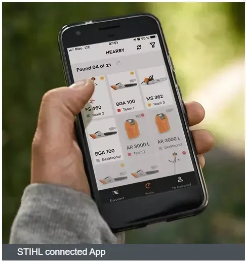 STIHL Smart Connector – rejestrator pracy z Bluetooth i dostępem do chmury - łatwa instalacja i obsługa