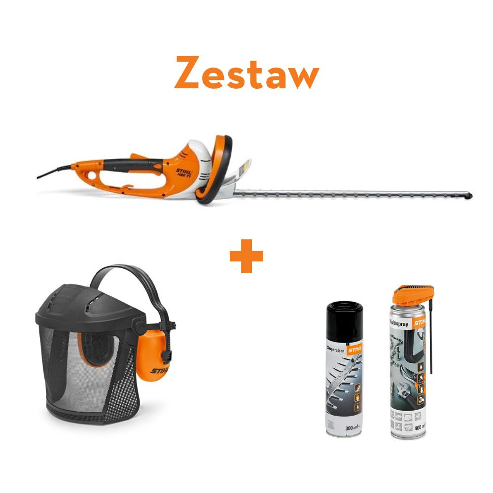 Stihl Nożyce elektryczne do żywopłotów HSE 71 - Wydajność i precyzja cięcia