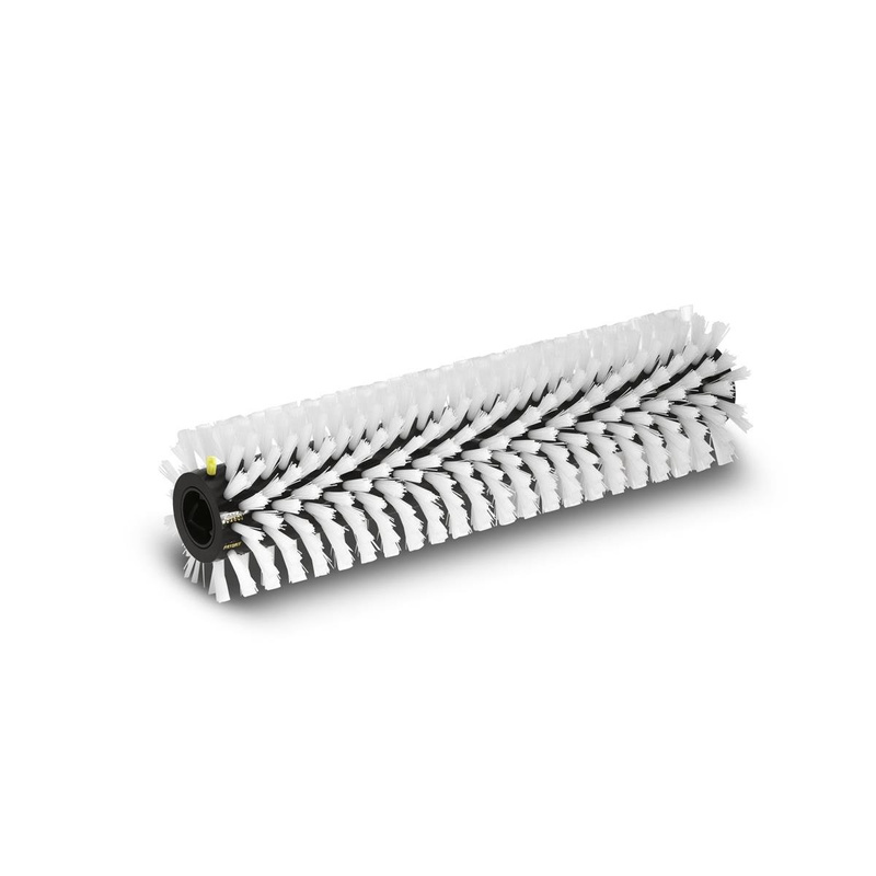 BRUSH, 24" CYL, H-NYLON WHT