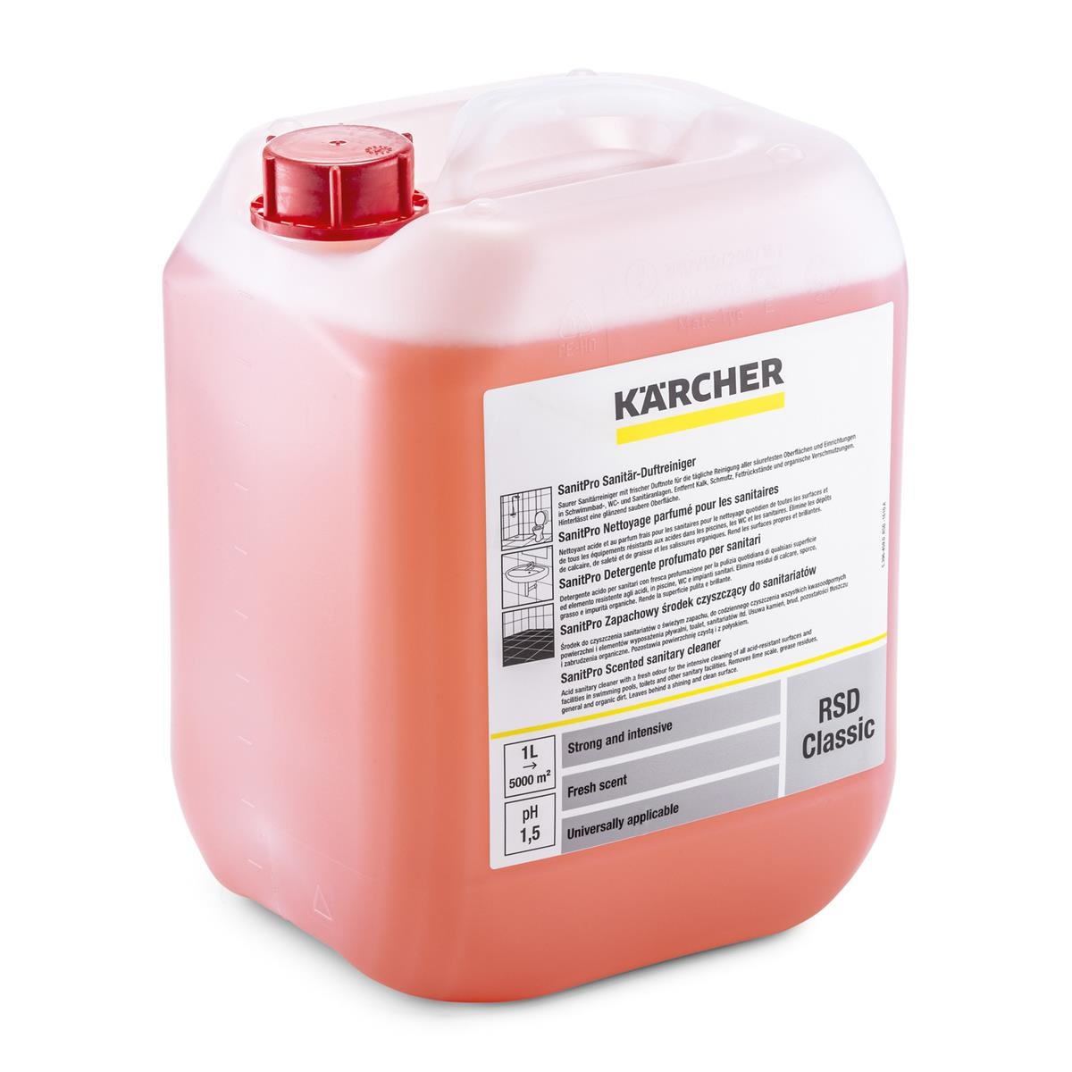 Karcher RSD Classic czyszczenie sanitariatów 10L - skuteczność i wszechstronność