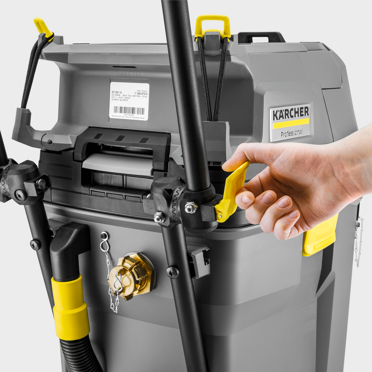 KARCHER Odkurzacz Uniwersalny NT 50/1 K - ochrona i trwałość