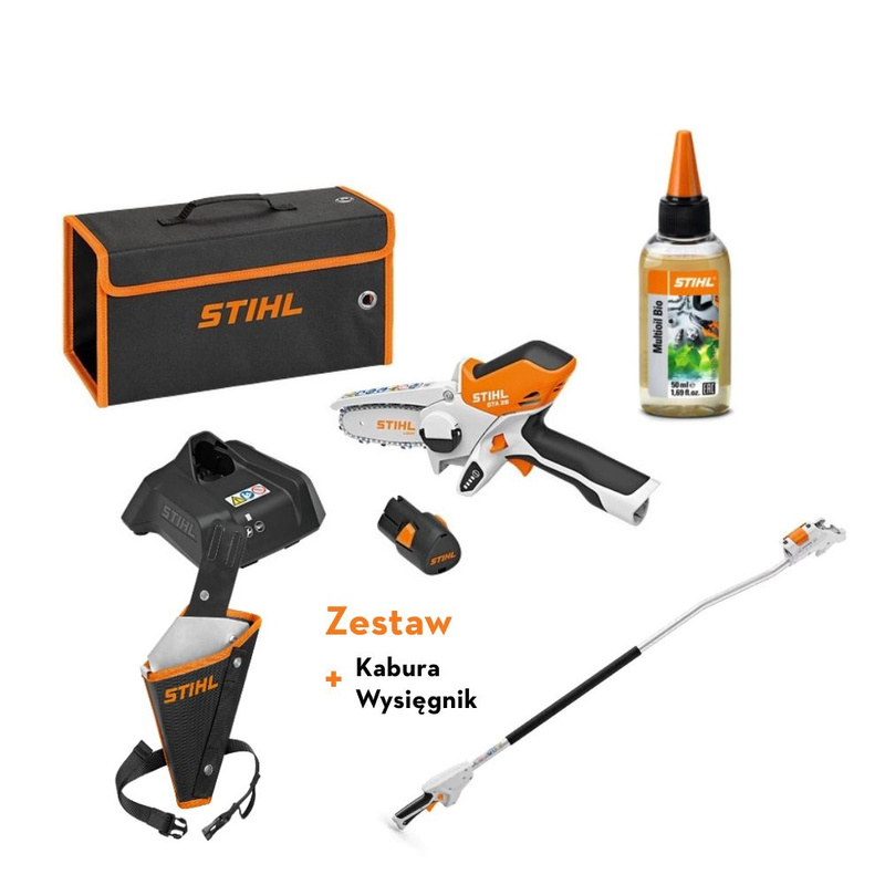 Stihl Zestaw GTA 26 + AS 2 + AL 1 + Wysięgnik + Kabura