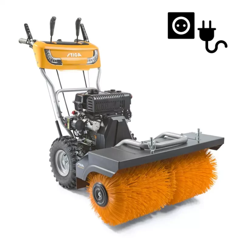 STIGA SWS 800 GE - zamiatarka spalinowa z rozruchem elektrycznym