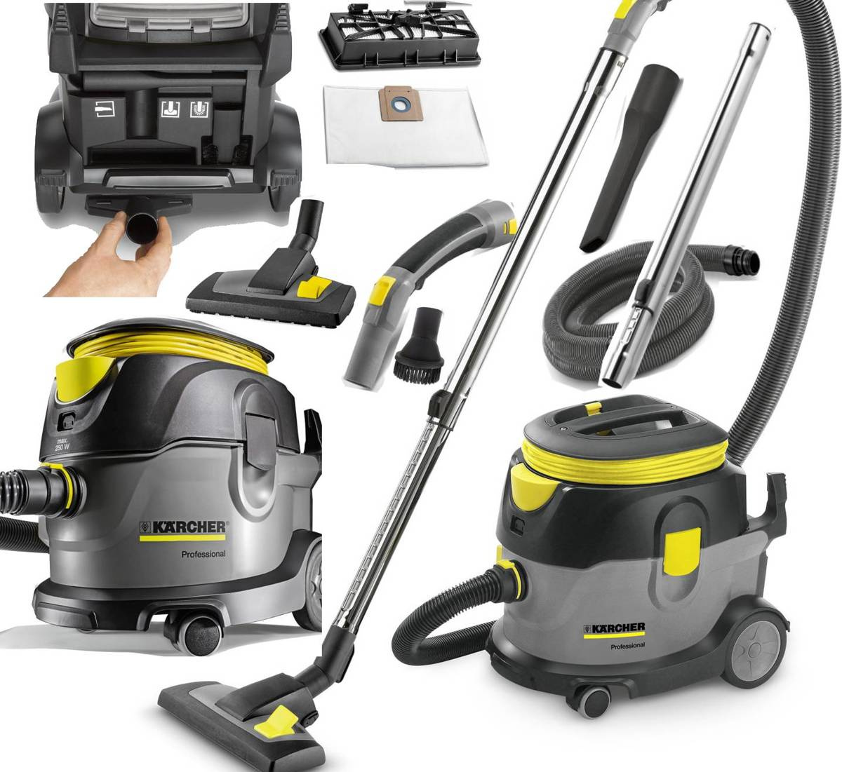 Karcher Odkurzacz T 15/1 - cicha praca i efektywność