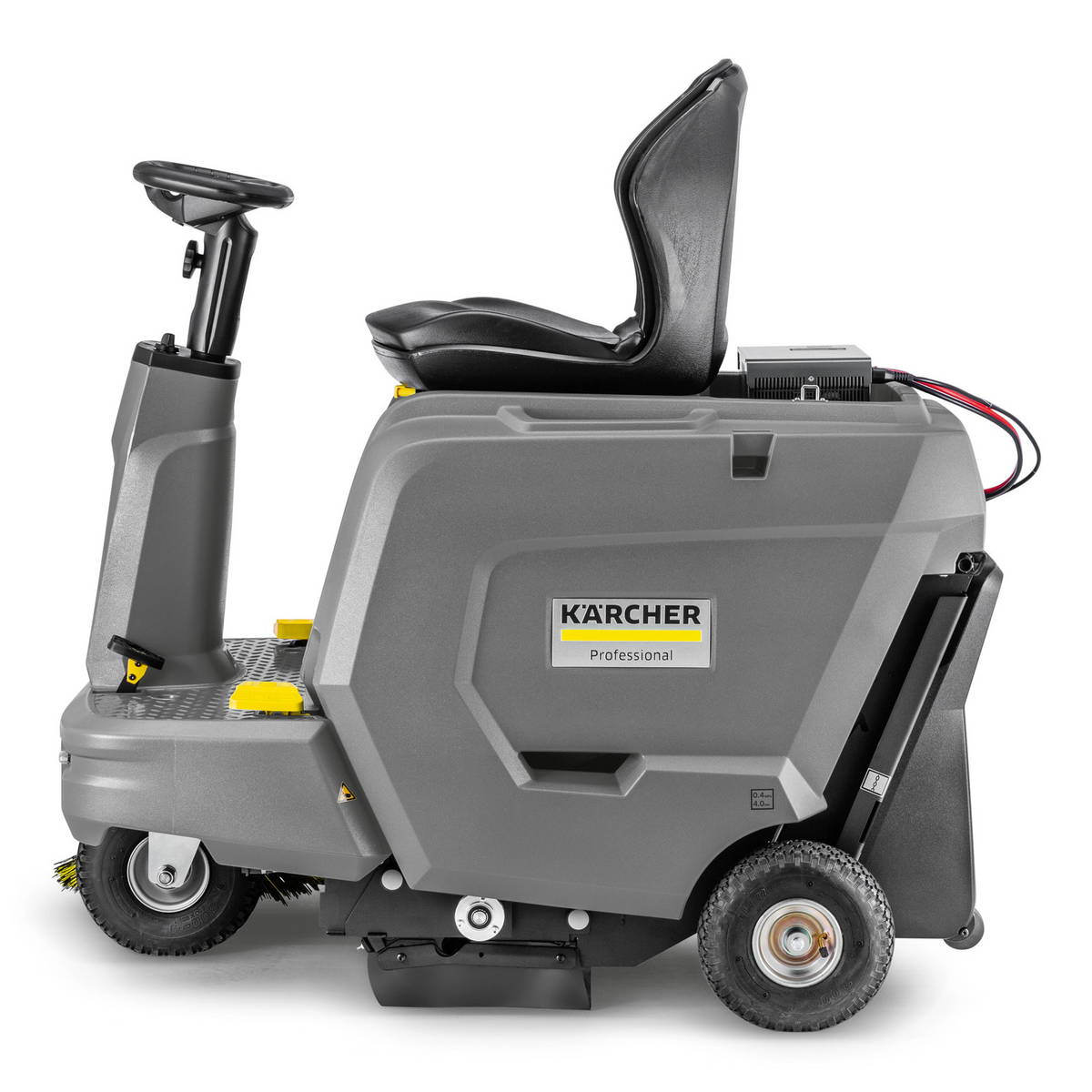 KARCHER Zamiatarka z trakcją KM 85/50 R Bp Pack 80Ah Li+FC - nowoczesne rozwiązania technologiczne