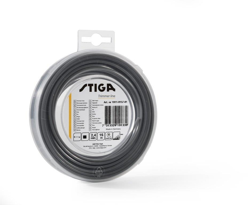 STIGA Żyłka tnąca kwadratowa 2,7mm / 15mb