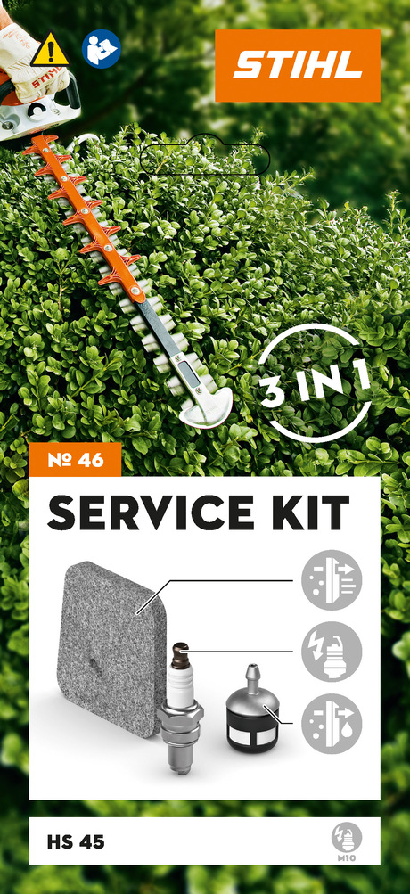 STIHL Zestaw serwisowy 46 - HS 45 2-MIX - łatwość konserwacji