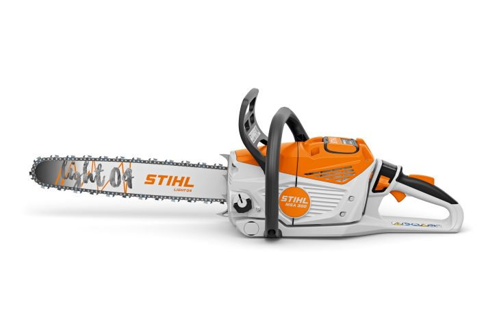 Stihl Pilarka akumulatorowa MSA 300 C-O z systemem AP. Prowadnica: 40 cm 0.325” RM Pro 1,3 Light 04 - ergonomia i komfort pracy