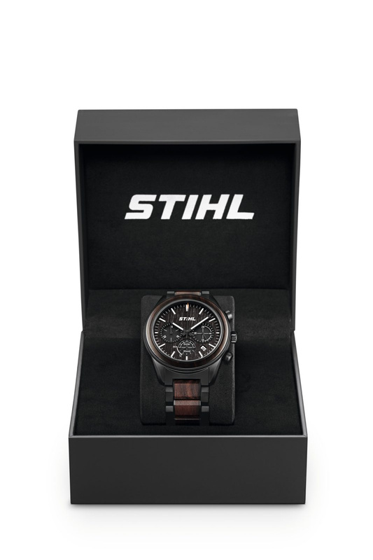Chronograf STIHL Eco Power zasilany energią słoneczną.