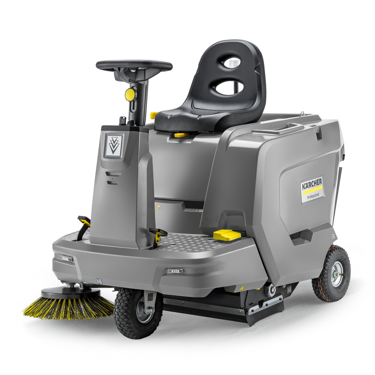 KARCHER Zamiatarka z trakcją KM 85/50 R Bp Pack 80Ah Li+FC - wydajność i ergonomia