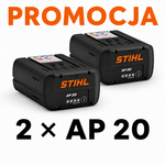 STIHL Zestaw 2 × AP 20 – akumulatory 144 Wh, System AP